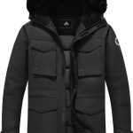 MOERDENG Men's Winter Thickened Warm Down Coats Windproof Waterproof Hooded fashions Puffer Jacket